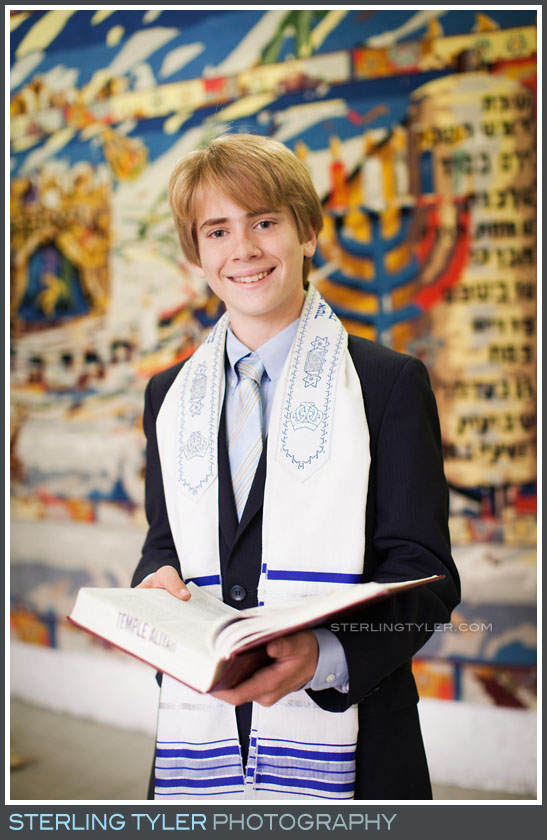 Temple Aliyah Bar Mitzvah Portrait Photography