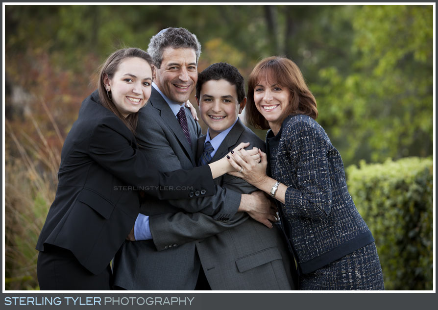 Temple Aliyah Bar Mitzvah Portrait Photos
