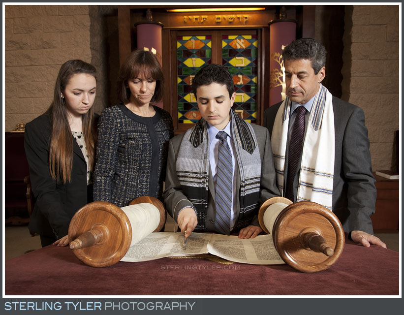 Temple Aliyah Bar Mitzvah Portrait Photography