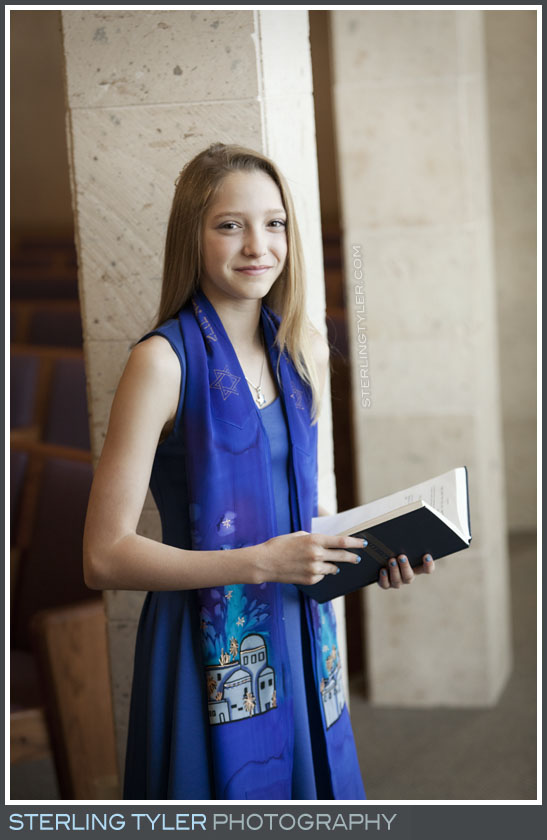 The Temple Beth El Bat Mitzvah Portrait Photography 