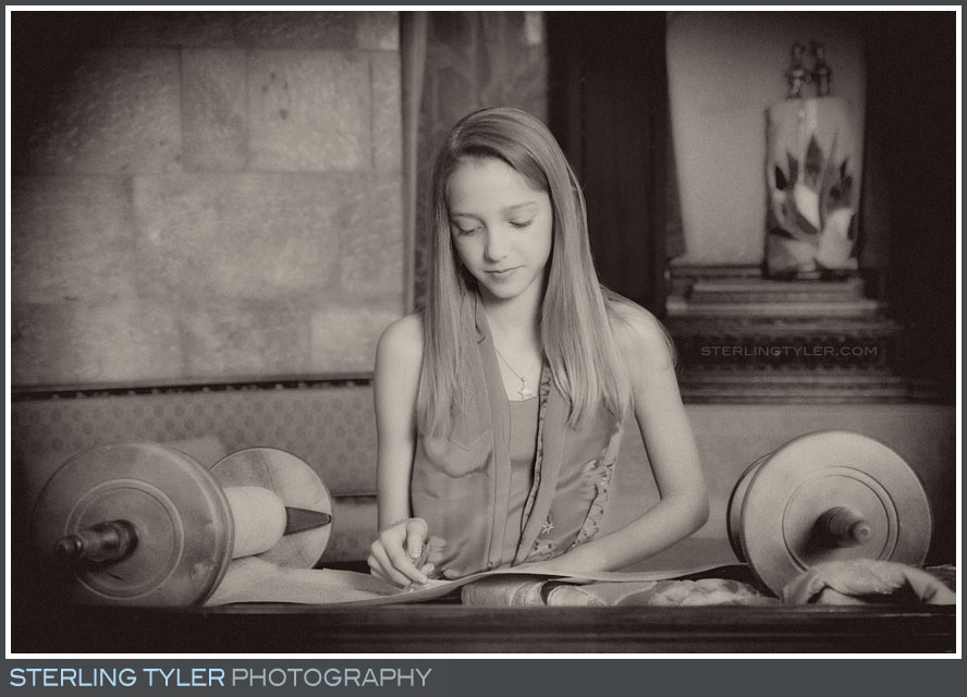 The Temple Beth El Bat Mitzvah Portrait Photography 