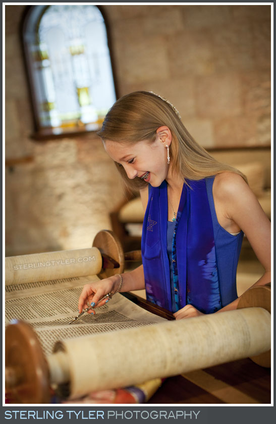 The Temple Beth El Bat Mitzvah Portrait Photography 